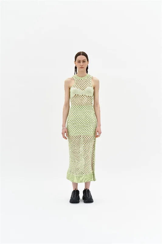 Buy More, Save More MORGAN CROCHET LONG TANK DRESS