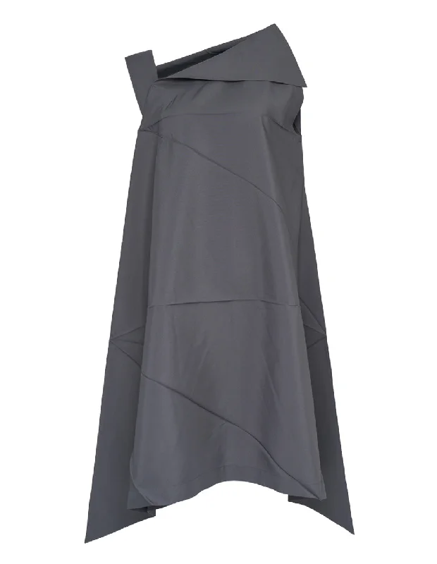 Get It Before It’s Gone Fractal Solid Woven Dress