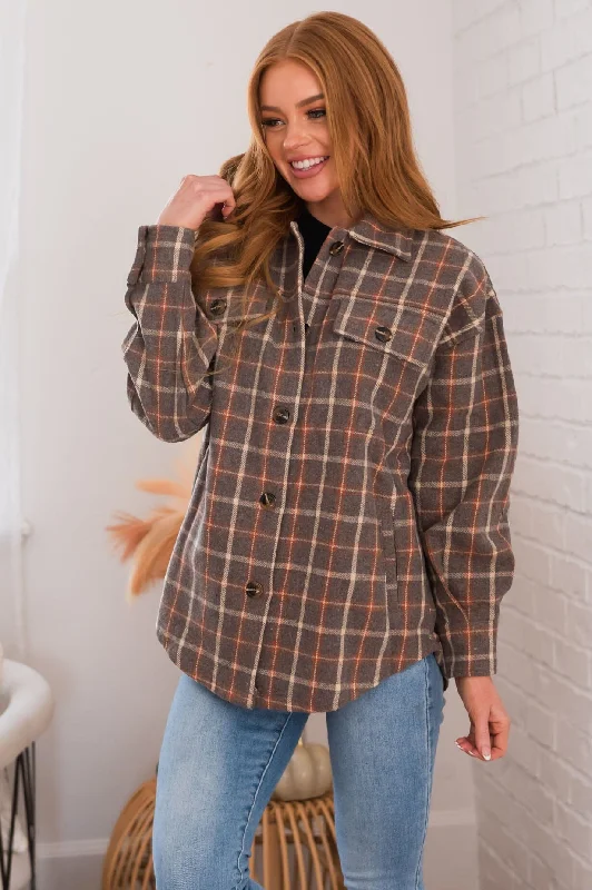 Price Drop Alert Forever Cozy Modest Plaid Jacket