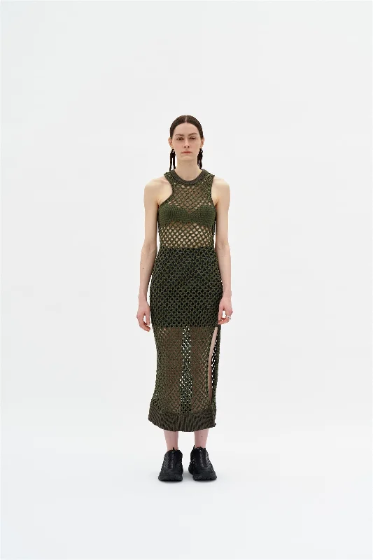 Exclusive Offers MORGAN CROCHET LONG TANK DRESS
