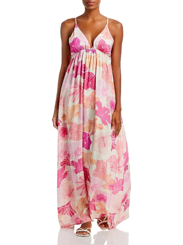 Quick Sale Gracie Womens Crinkled Long Maxi Dress
