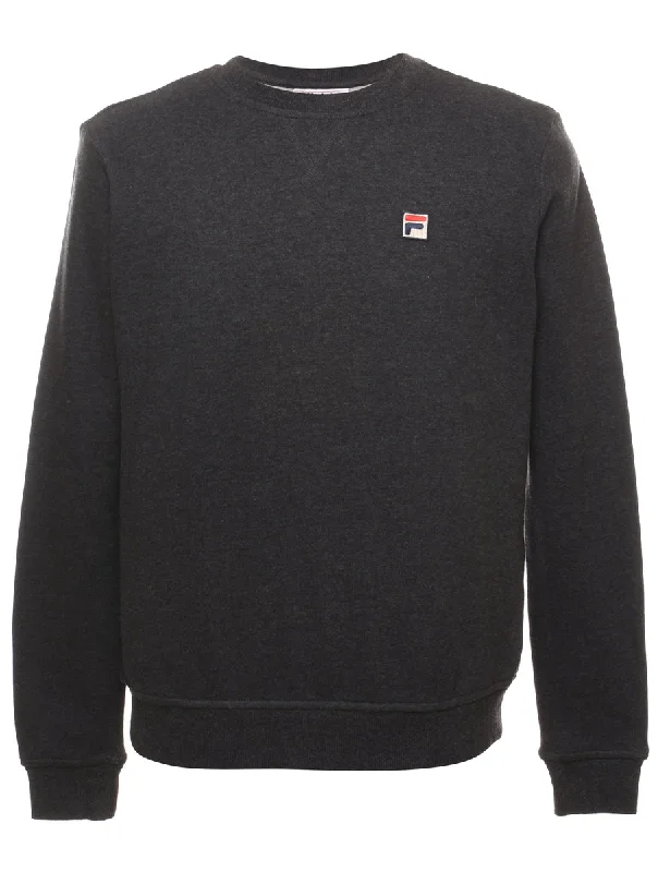 Price Cut Fila Plain Sweatshirt - M