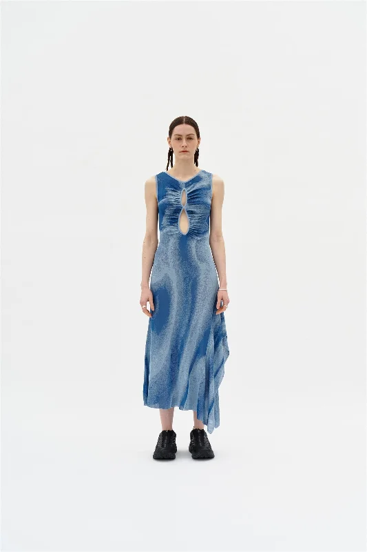 Unmissable Offer ROSIE RUCHED SHEER TANK DRESS