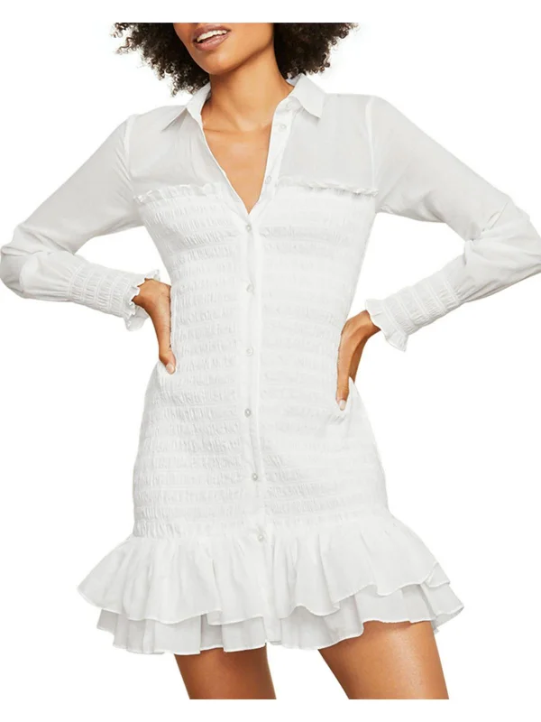 Bargain Prices Kelsey Womens Collared Midi Shirtdress