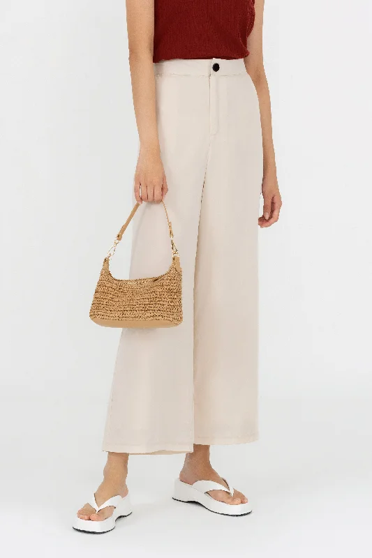Big Discounts Ela Palazzo Pants in Ivory Beige
