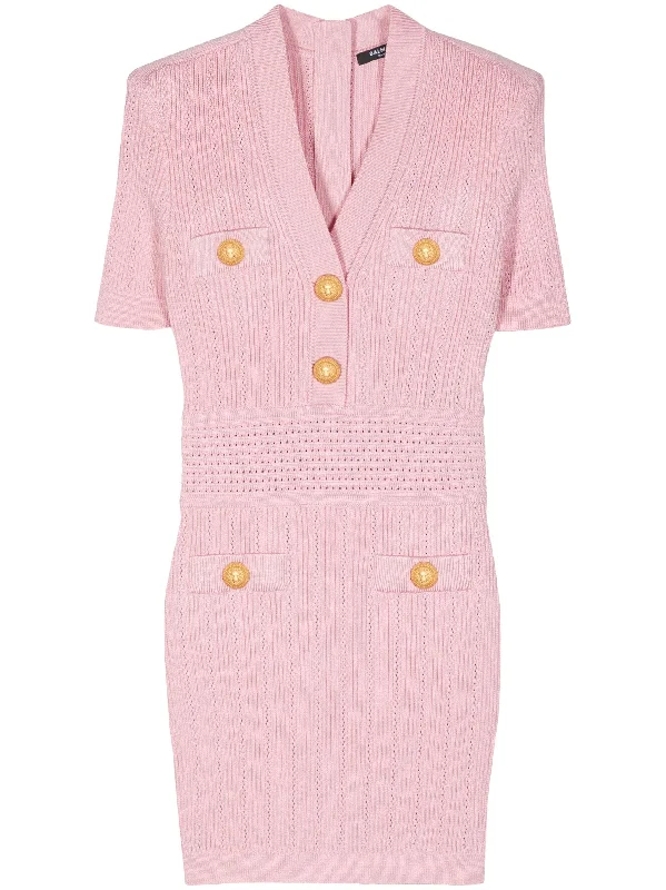 Discount Days V-Neck Knit Short Dress