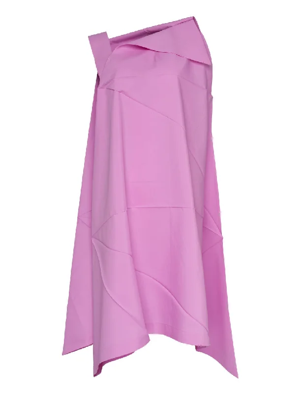Don’t Miss Out Fractal Solid Woven Dress