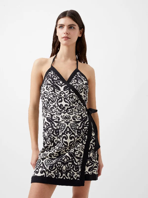 Unmissable Offer Cristyn Birdie Linen Wrap Dress